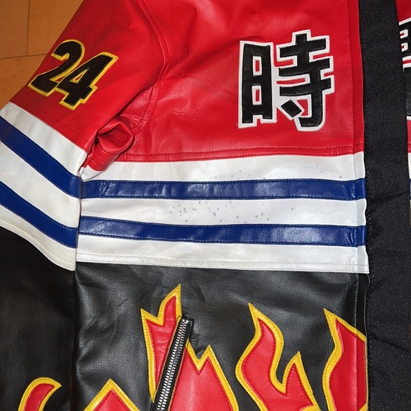 REVES PARIS GALVANIZED 24 VEGAN LEATHER MOTO JACKET.
FABOLOUS WORE THIS JACKET - Picture 7 of 8